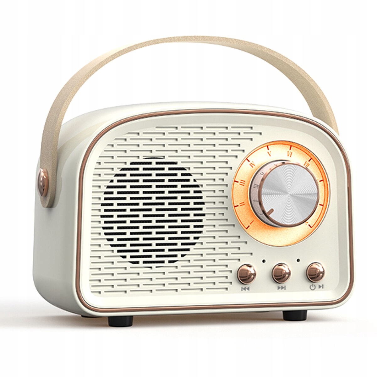 Retro mini prenosné rádio FM TWS Summer