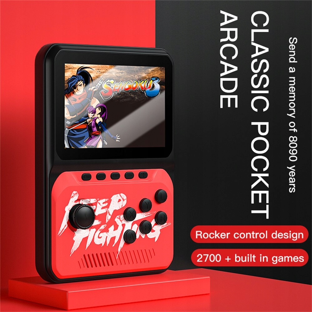 Retro prenosná mini ručná joysticka konzola