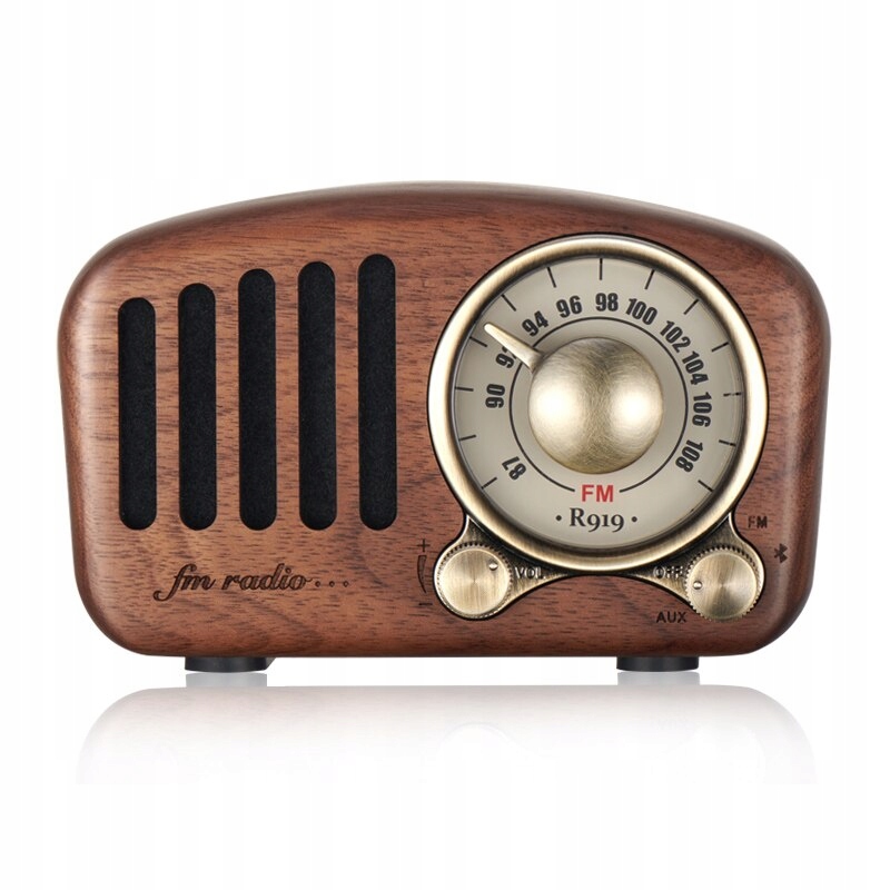 Retro FM Radio Bluetooth Reproduktor prenosné rádio s
