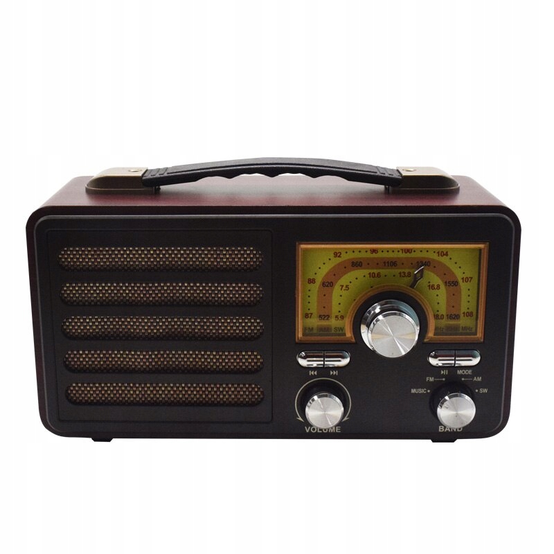 Retro rádio prenosné reproduktory Bluetooth AM FM SW
