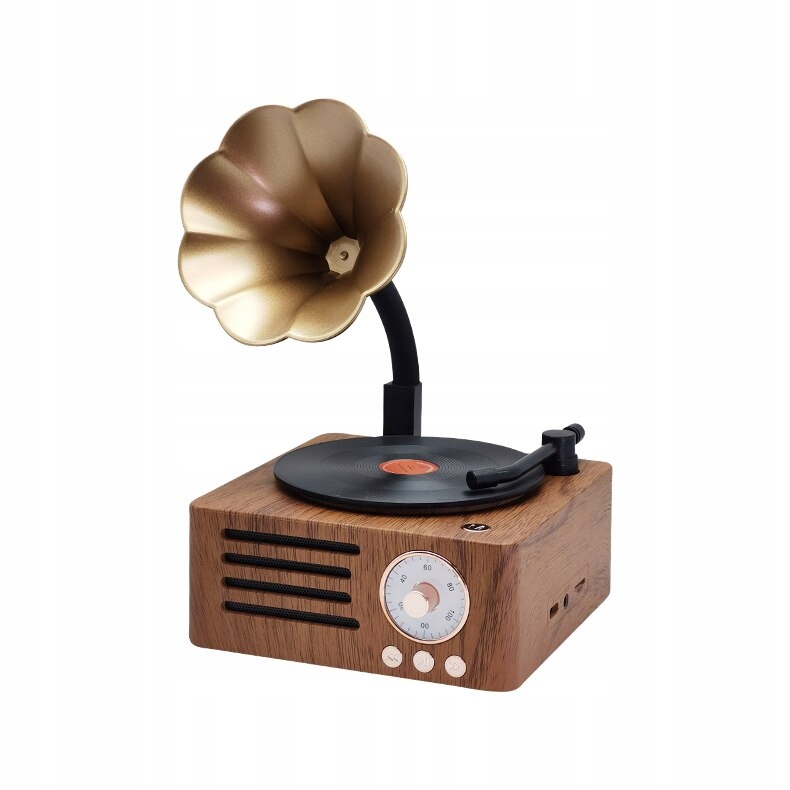 Retro prenosné rádio Mini FM Radio Blueto reproduktor