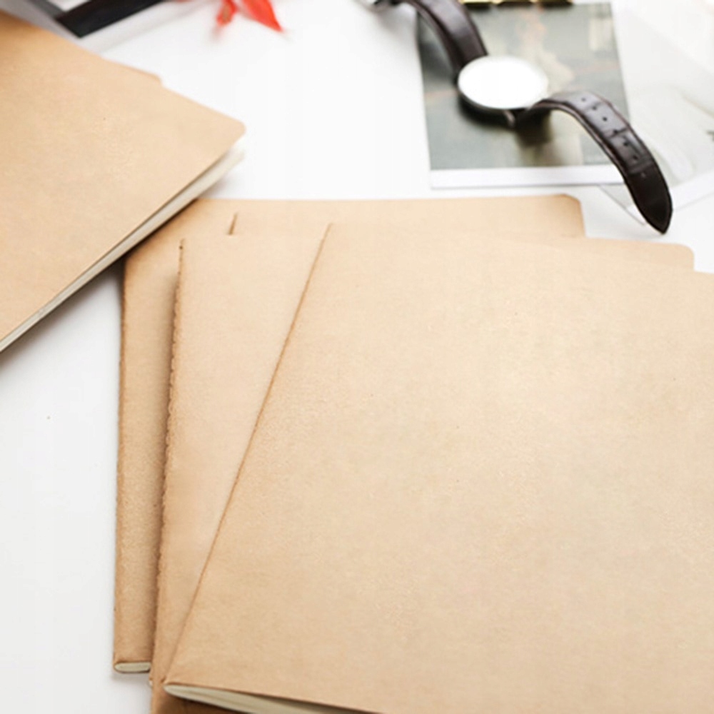 Retro Sketchbook na kreslenie notebook papiera Kraft