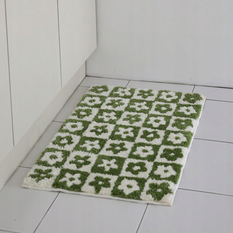 Retro tufting kúpeľňa rohož morské mriežky Floret