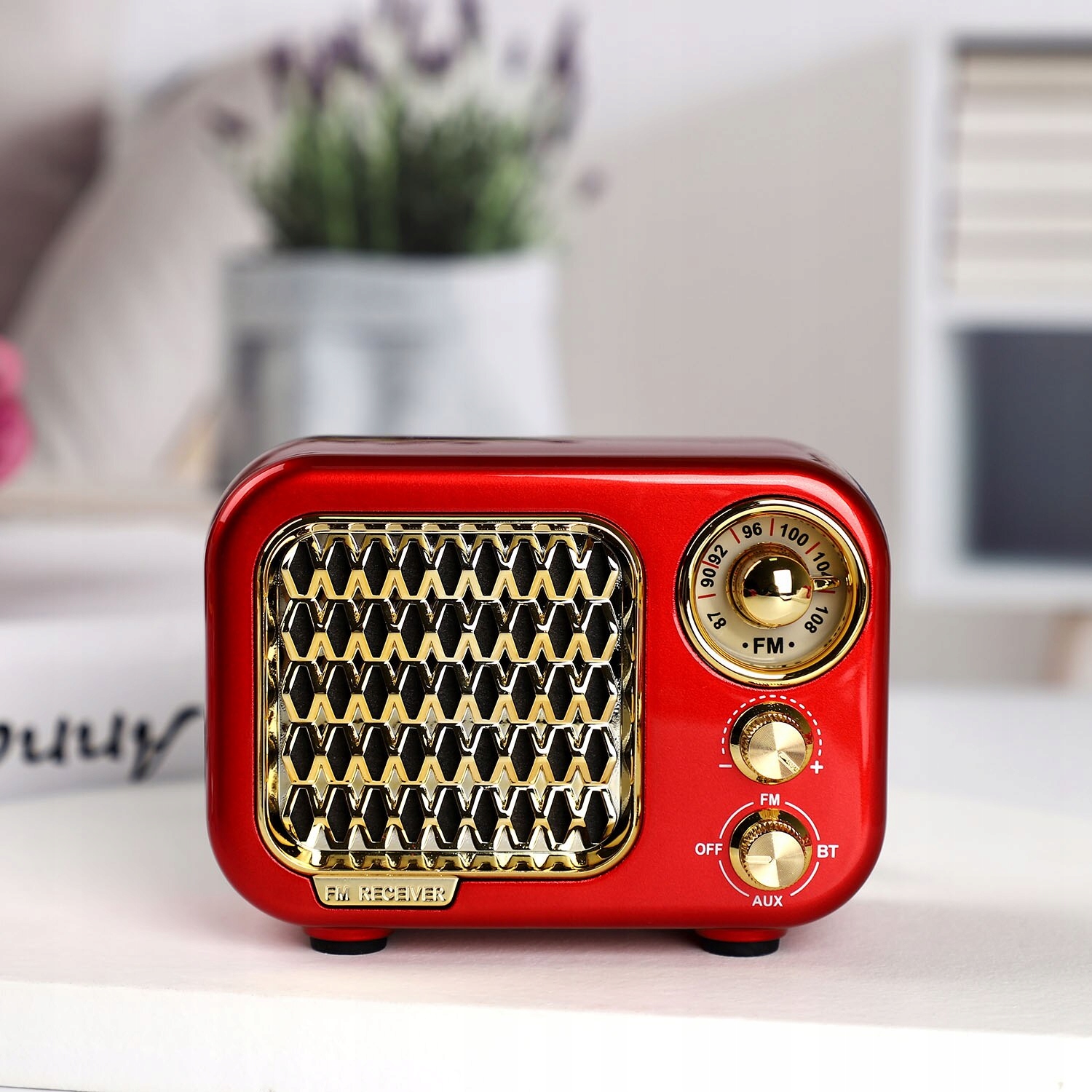 Retro Vintage Radio Bluetooth reproduktor5.0 Nut DR