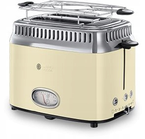 Russell Hobbs retro vintage béžová/hnedá 1200 w hriankovač