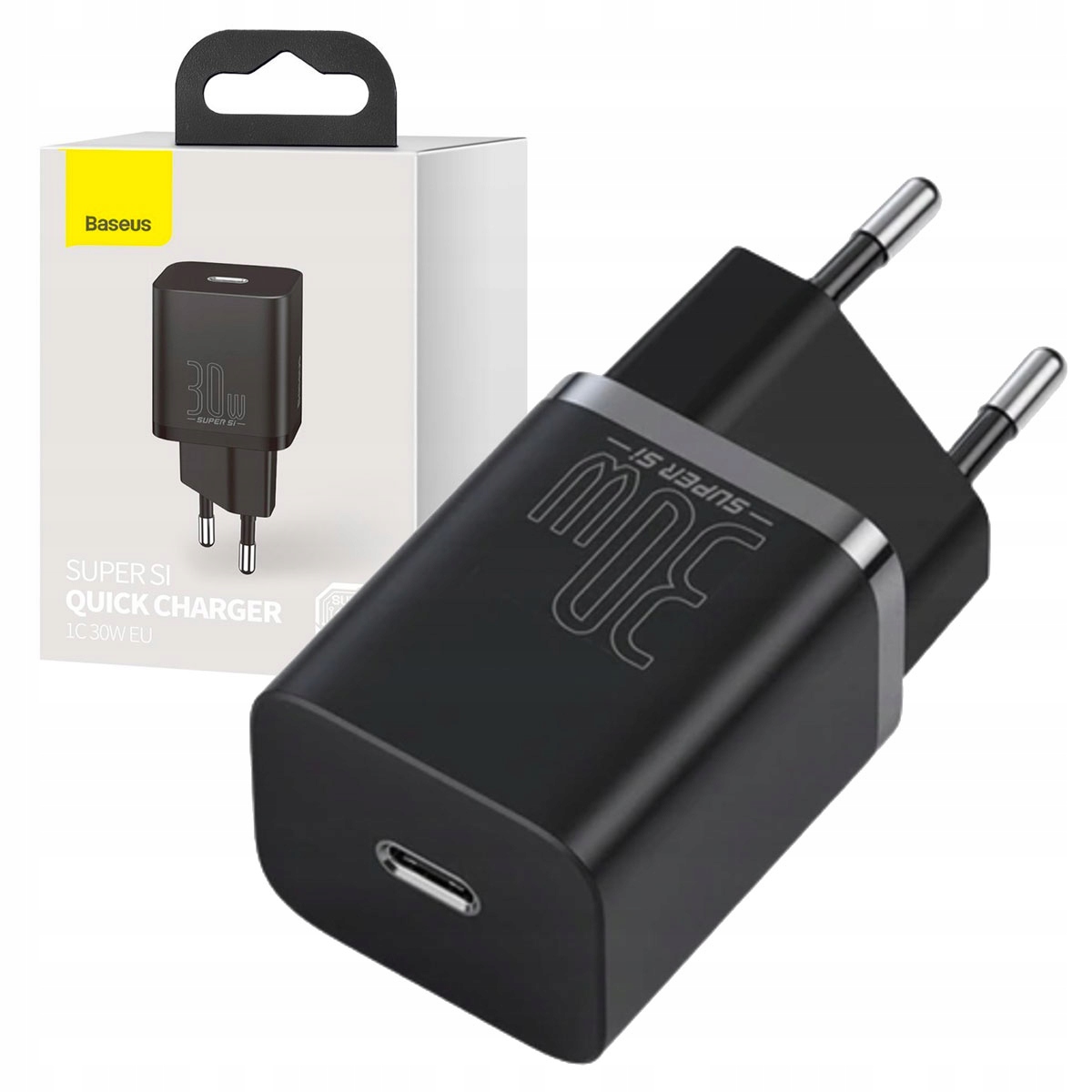 Baseus CCSUP-J01 USB Type C 3000 mA 5 V nástenná nabíjačka čierna