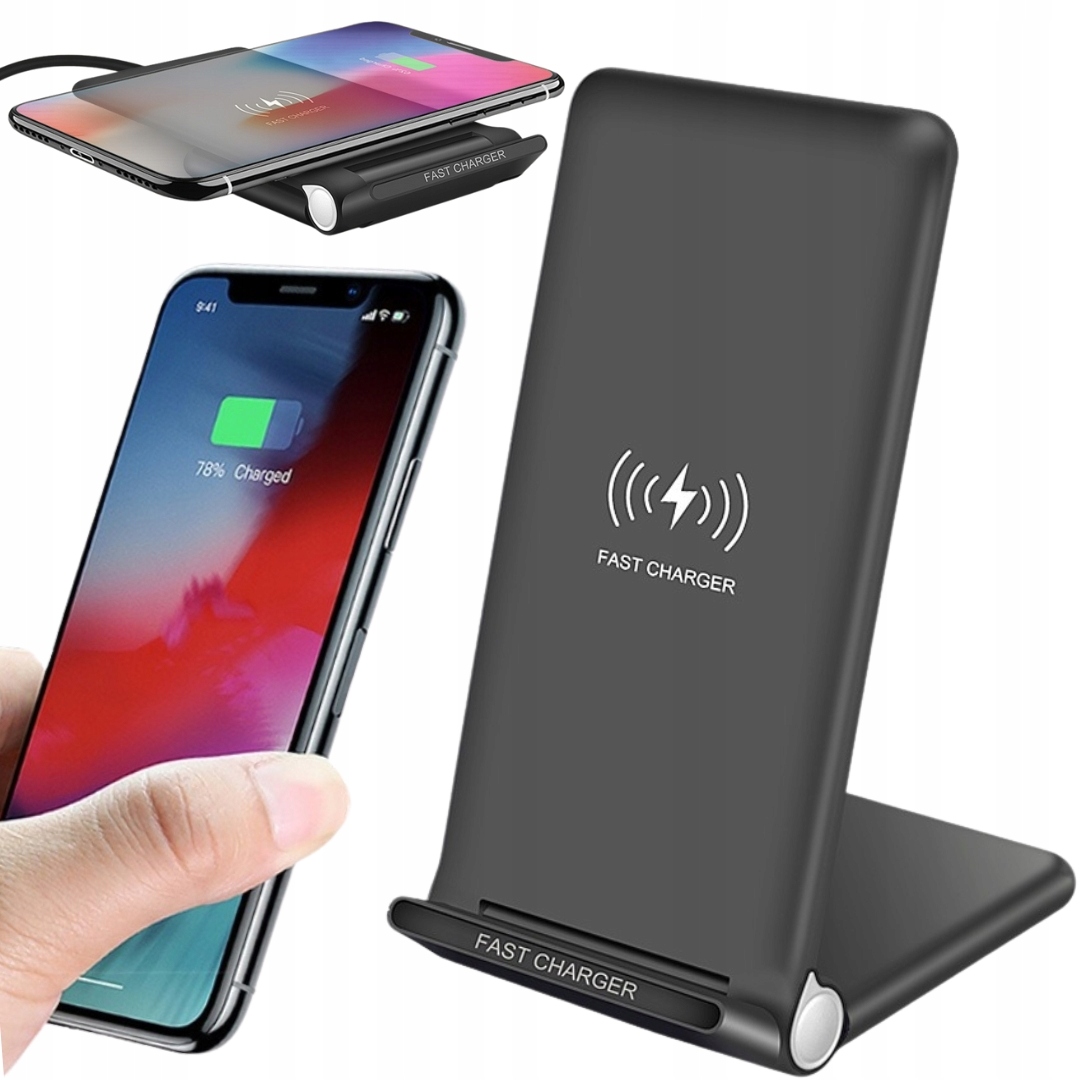 ZeeTech 2200 mA indukčná nabíjačka + C-Tech USB-A - USB-C kábel, USB 2.0, 1m, biely