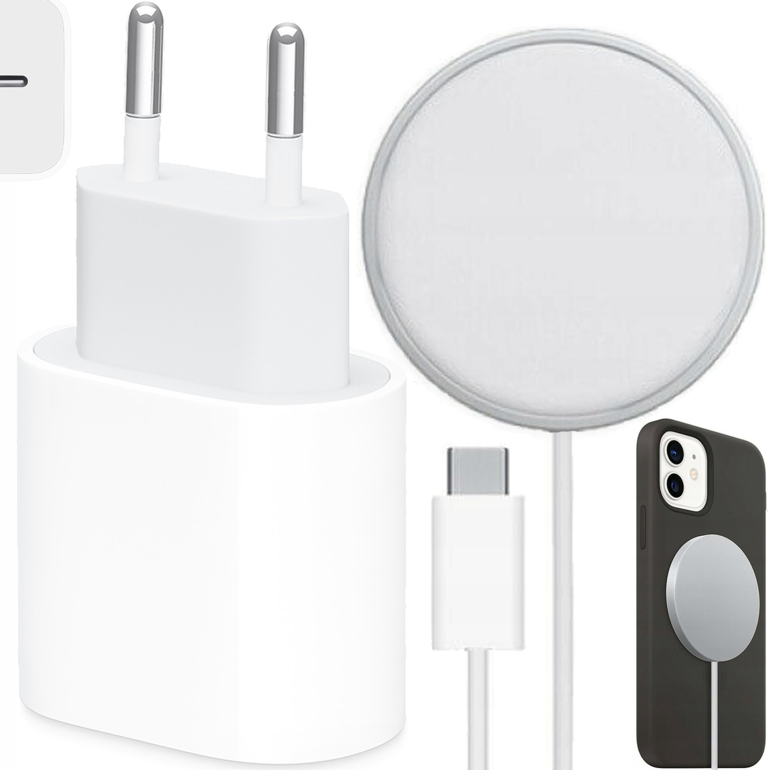 RÝCHLA SIEŤ + BEZDRÔTOVÁ NABÍJAČKA pre Magsafe IPHONE 11 12 13 14 15