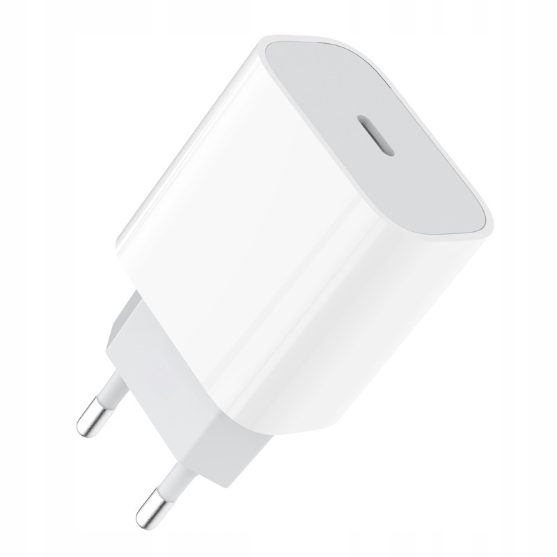 XO USB 3.1 typ C nástenná nabíjačka, USB typ C pre Apple 3000 mA 3 V Fast PD Cube Wall Charger 20W biela