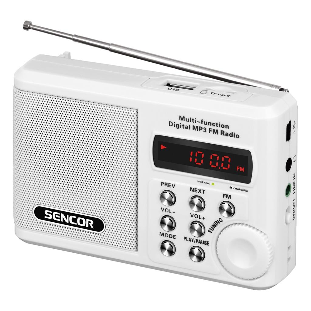 Rádio Sencor SRD 215 W FM batérie