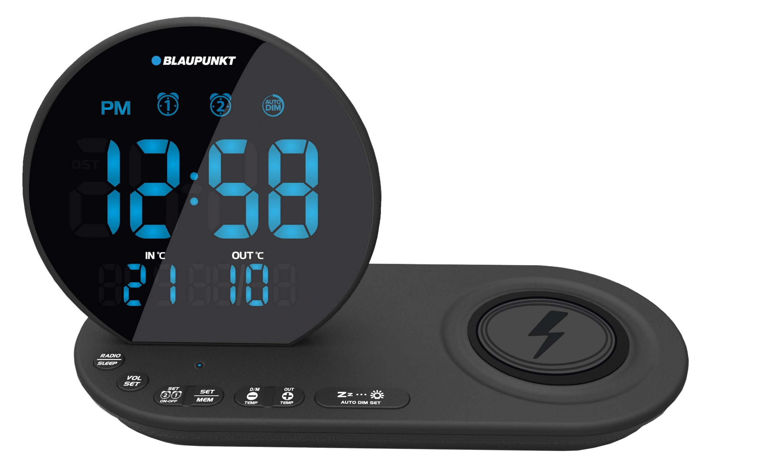 Blaupunkt CR85BK Charge čierne sieťové rádio FM