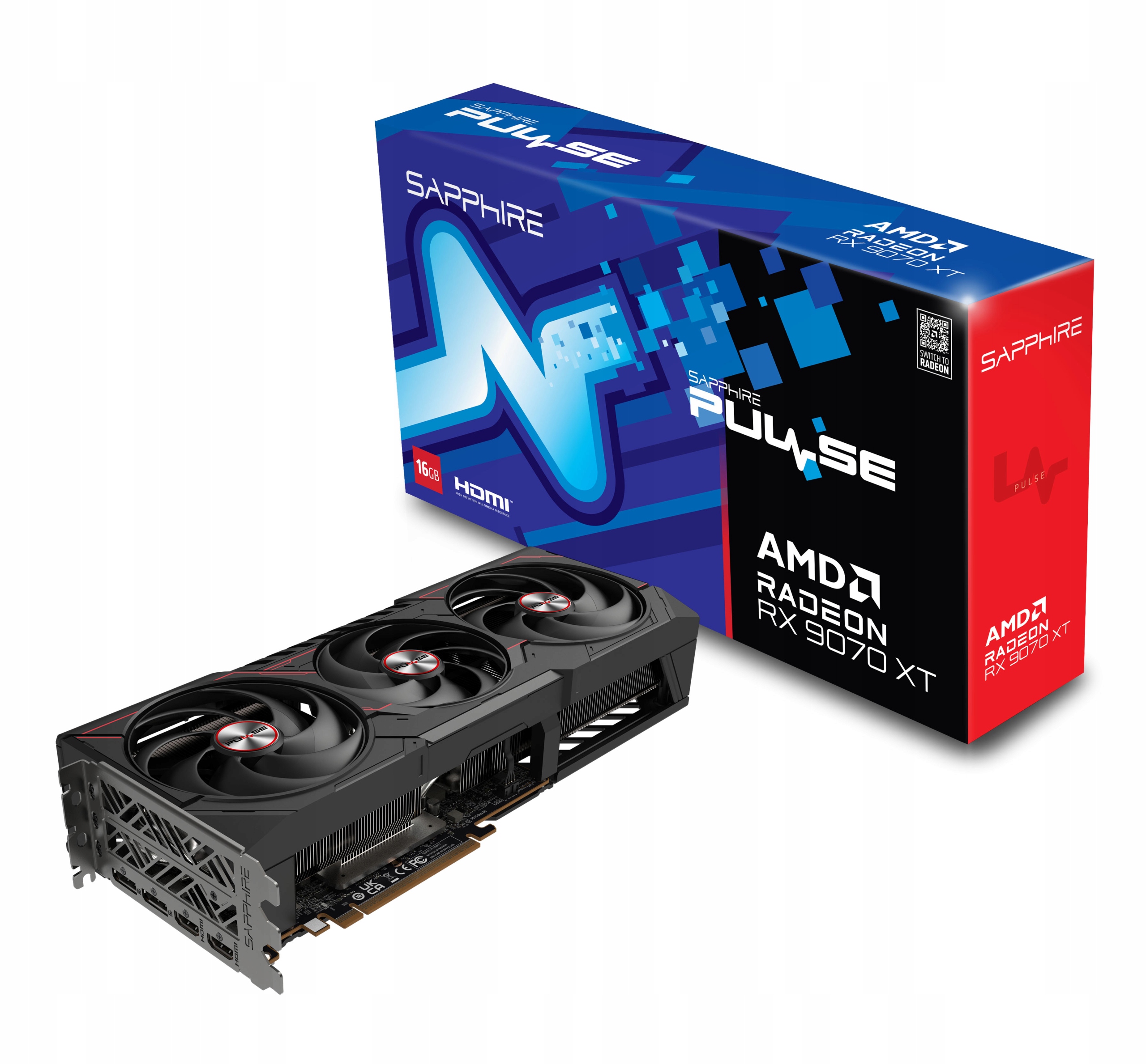 Grafická karta SAPPHIRE RX 9070 XT Pulse 16GB