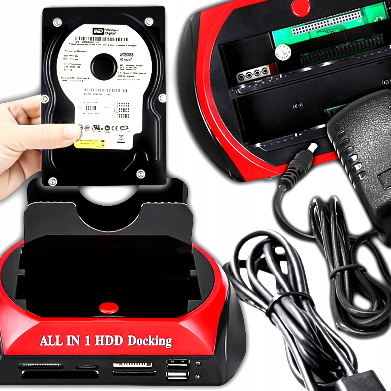 Dokovacia stanica pre 2,5", 3,5" PATA (IDE/ATA), SATA II, SATA III Logit disky