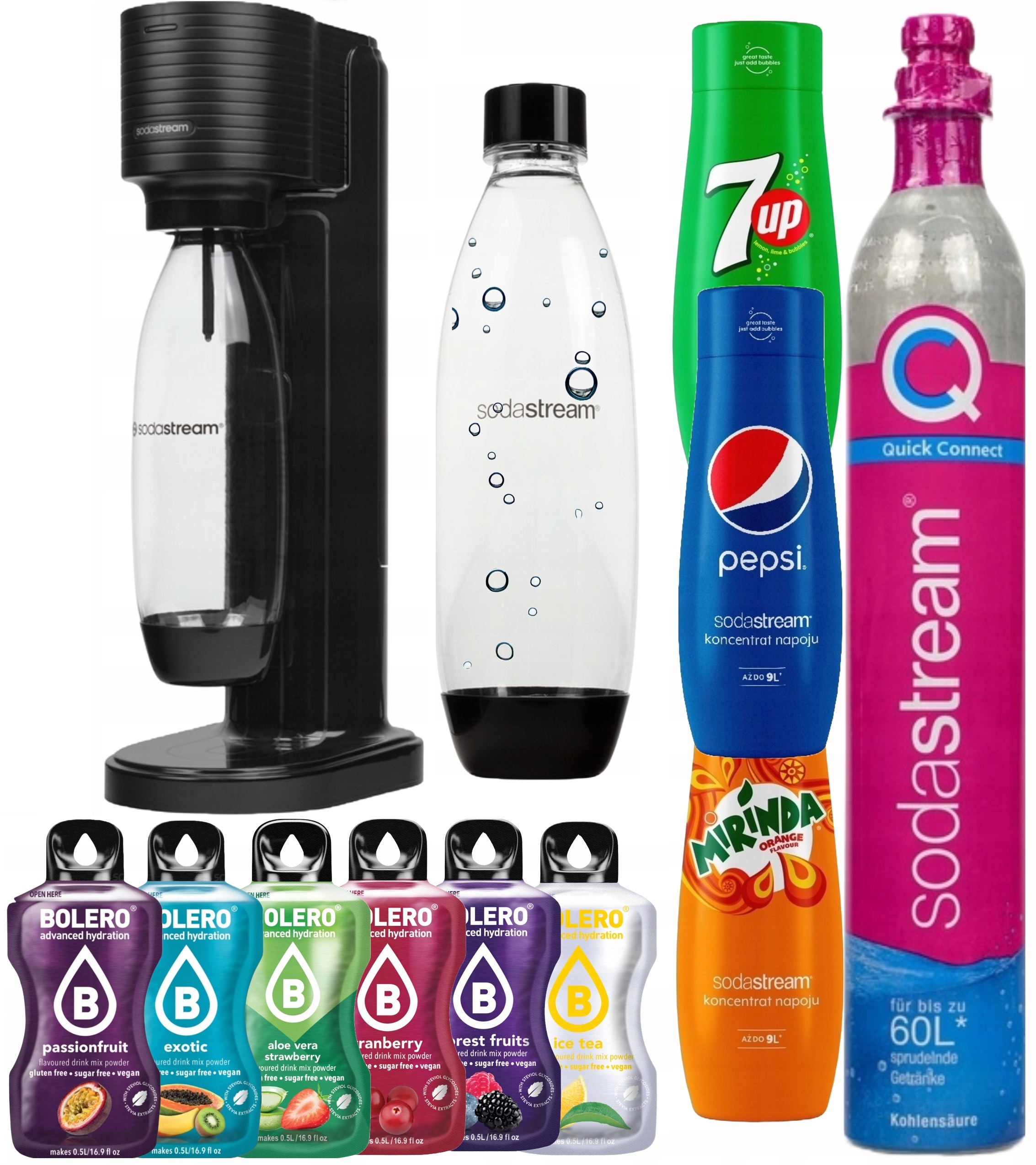 SODA STREAM SÚPRAVA NA SÝTENIE SÝTEJ VODY SODASTREAM PRE SÝTEJ VODU