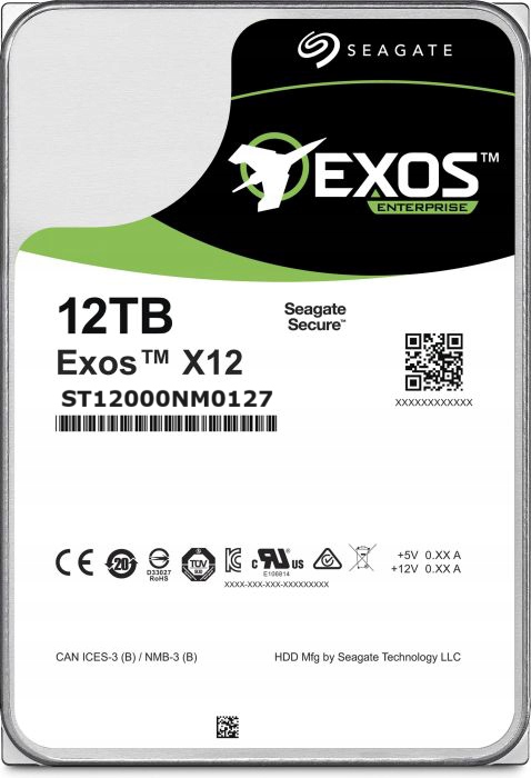 Pevný disk Seagate Exos X12 12TB ST12000NM0127 12000,00 SATA III 3,5"