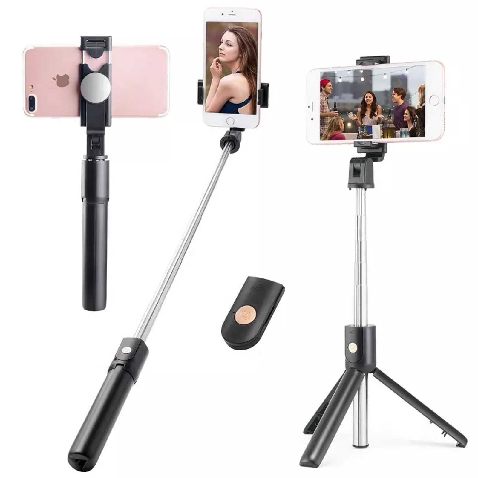 Držiak na selfie tyč FunnyShop čierny