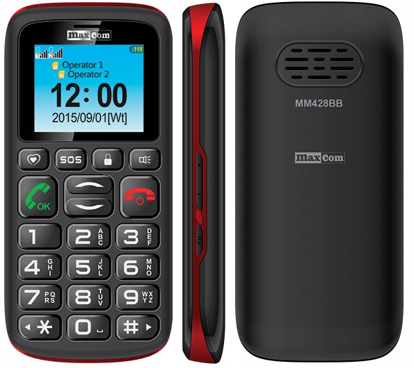Mobilný telefón Maxcom MM428 čierny