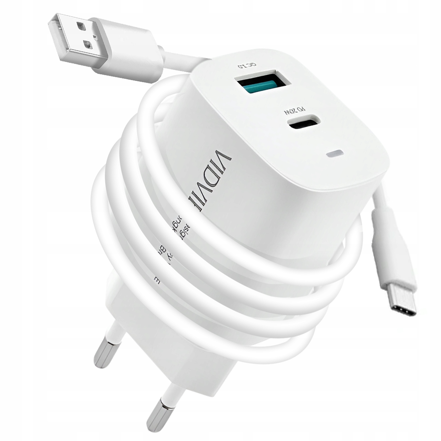 USB + SIEŤOVÁ NABÍJAČKA TYPU C + KÁBEL TYPU C