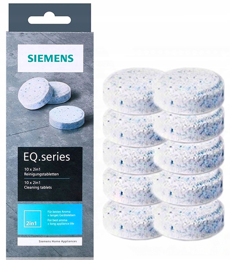 Siemens Disc Cleaning Kettles and Coffee Stromes 10 ks.
