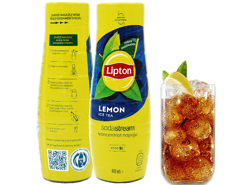 Syrop do saturatora SodaStream Lipton Zitrone ľadový čaj 440 ml