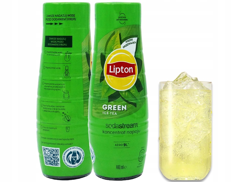 Syrop SodaStream Lipton zelený čaj 440 ml