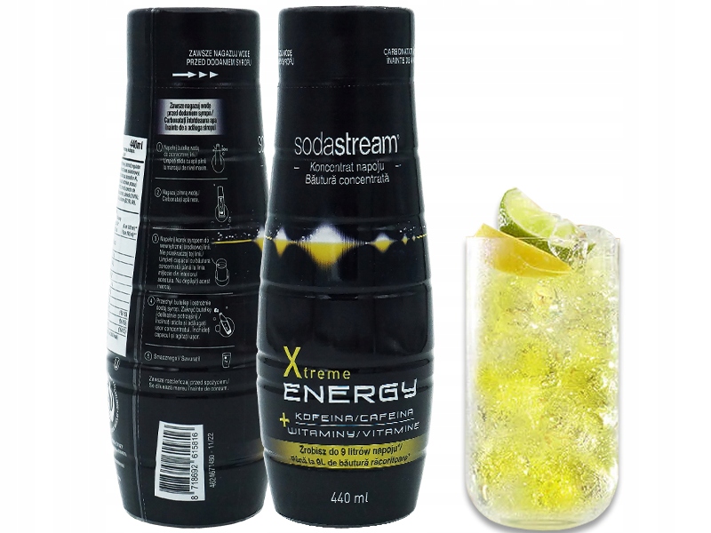 Vodný sirupový koncentrát SodaStream Energy 440 ml