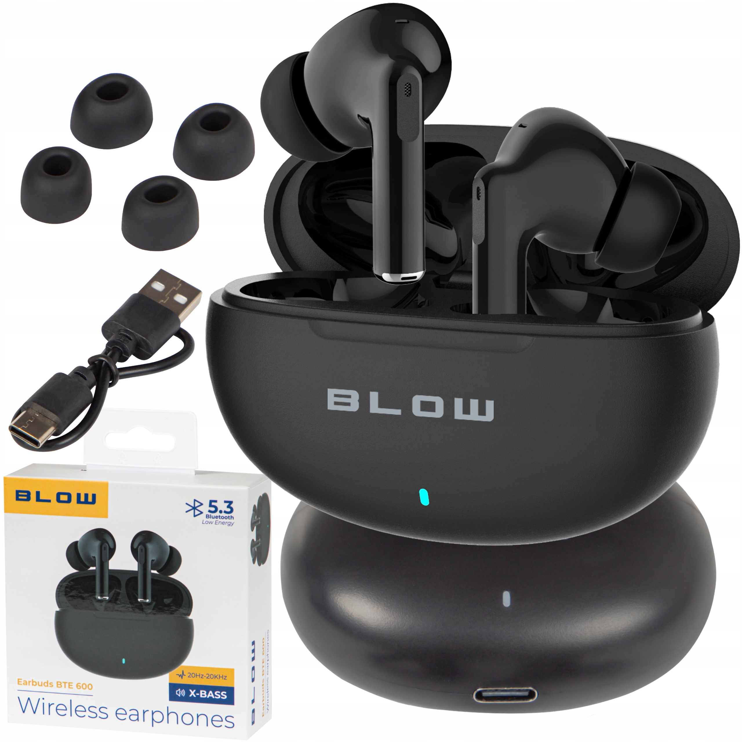 Bezdrôtové slúchadlá do uší Blow BTE600