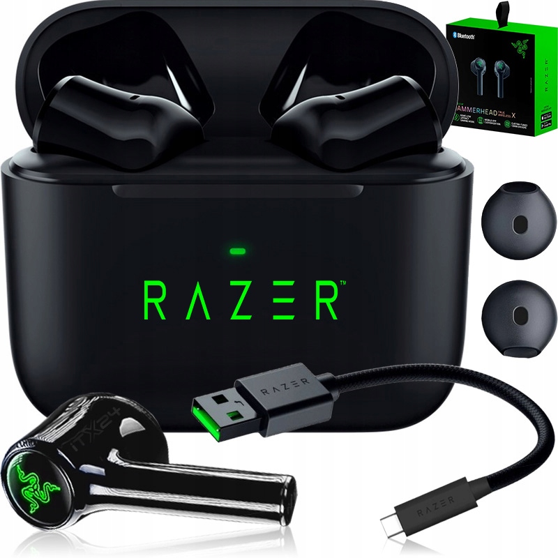 Bezdrôtové slúchadlá do uší Razer Hammerhead X