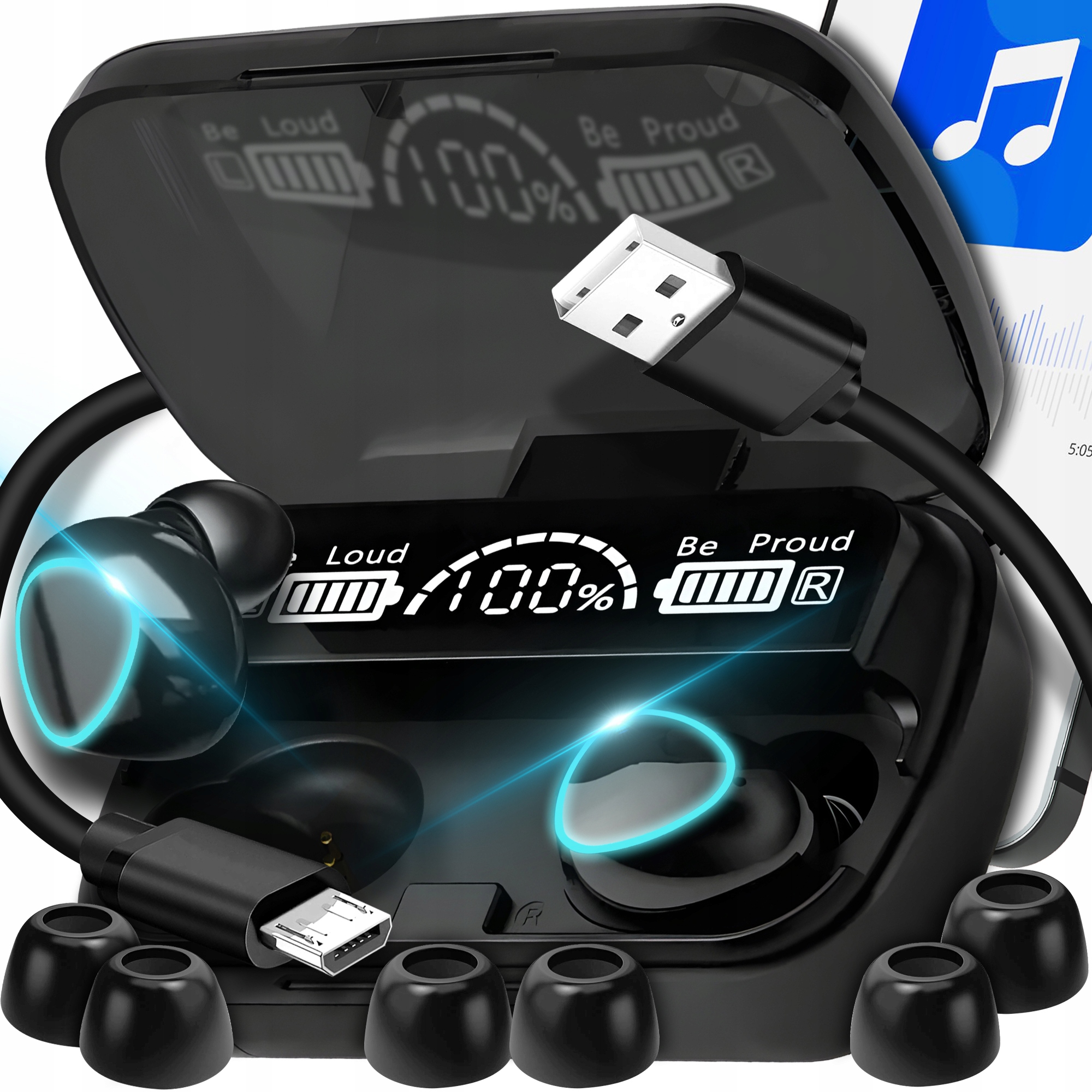Bezdrôtové slúchadlá do uší Intmix ITM-321 PRO