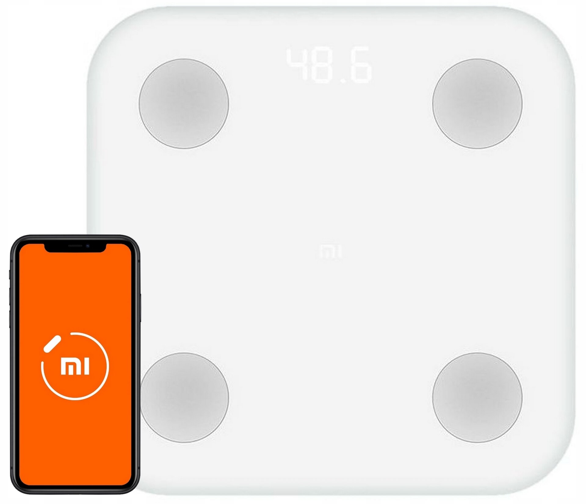 KÚPEĽŇOVÁ VÁHA XIAOMI SCALE 2 - BMI, HMOTNOSŤ, MERANIE TUKOVÉHO TKANIVA