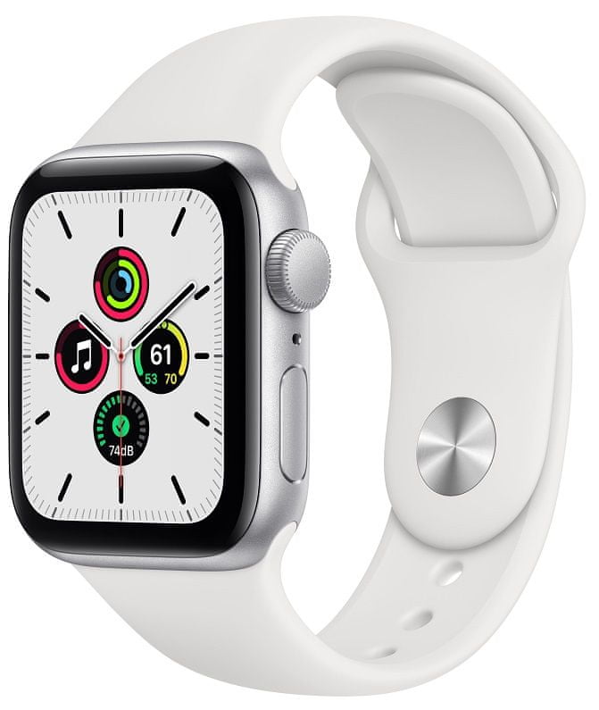 Smart hodinky Apple Watch SE GPS + Cellular 40mm srebrny