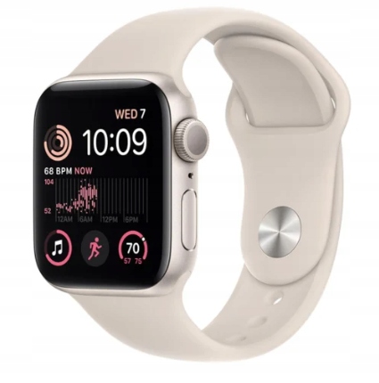 Apple Watch SE GPS + inteligentné hodinky Cellular 40 mm béžovej farby