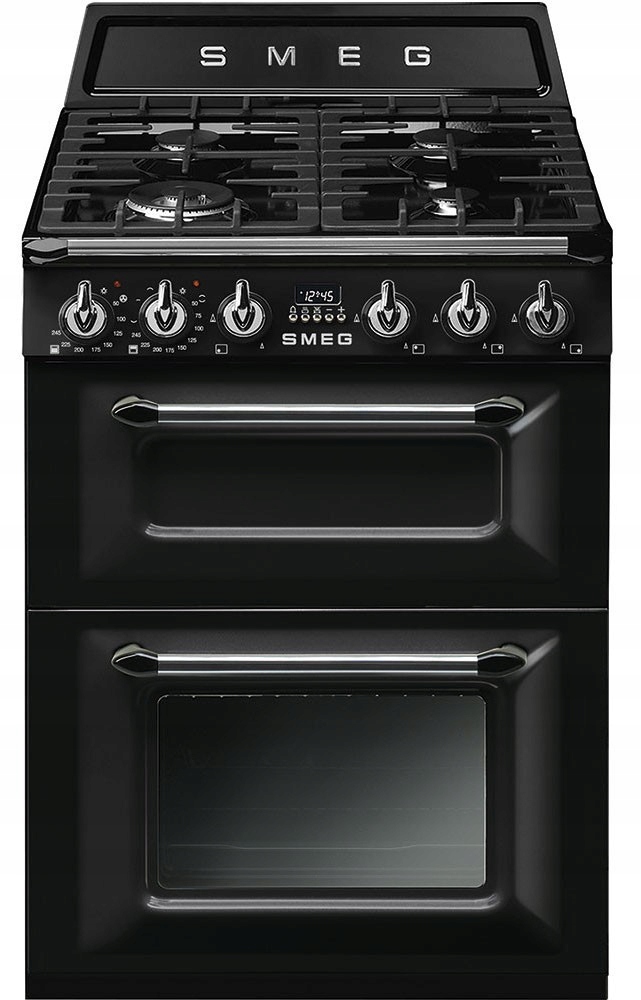 SMEG TR62BL Victoria Black Pair Pizza Wok Euro 5+