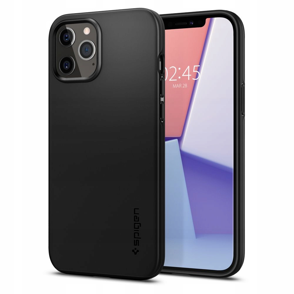 Spigén späť na iPhone 12/12 Pro Run Fit Black