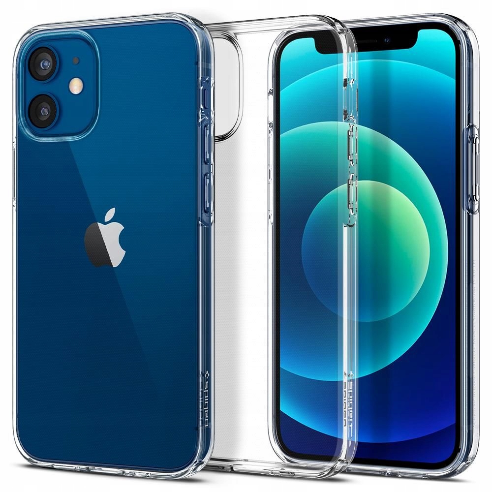 Spigén späť pre iPhone 12 mini tekutý kryštál bezfarebný