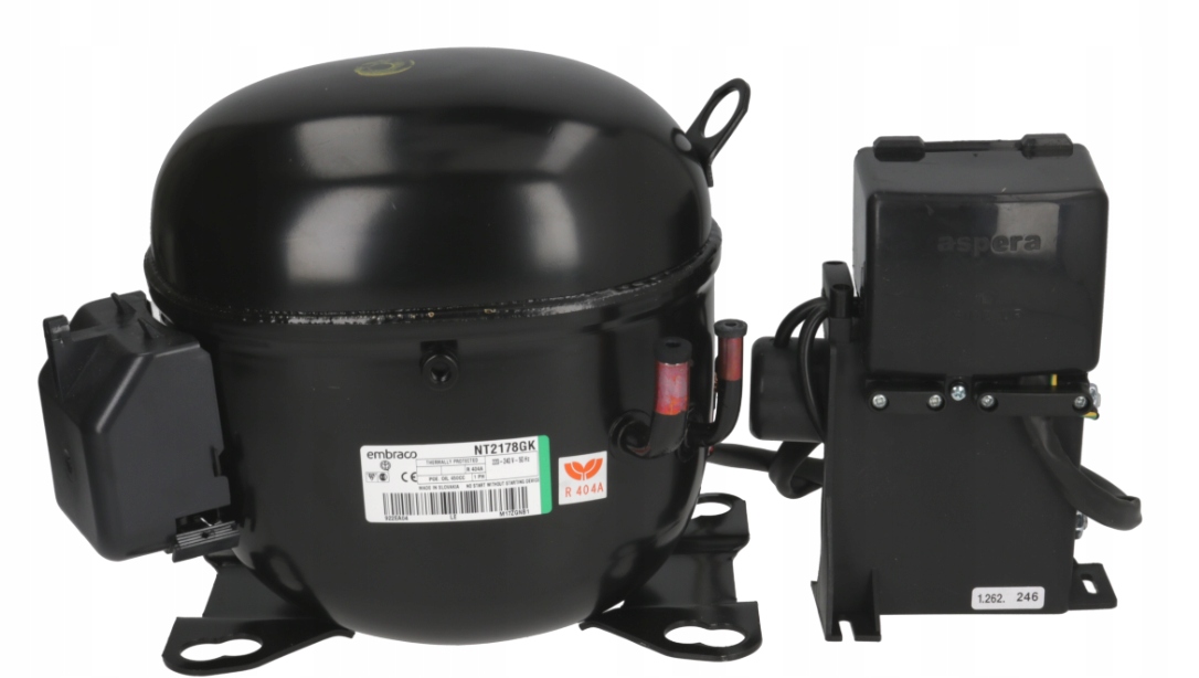 KOMPRESOR EMBRACO ASPERA NT2178GK R-404a R507 NOVINKA