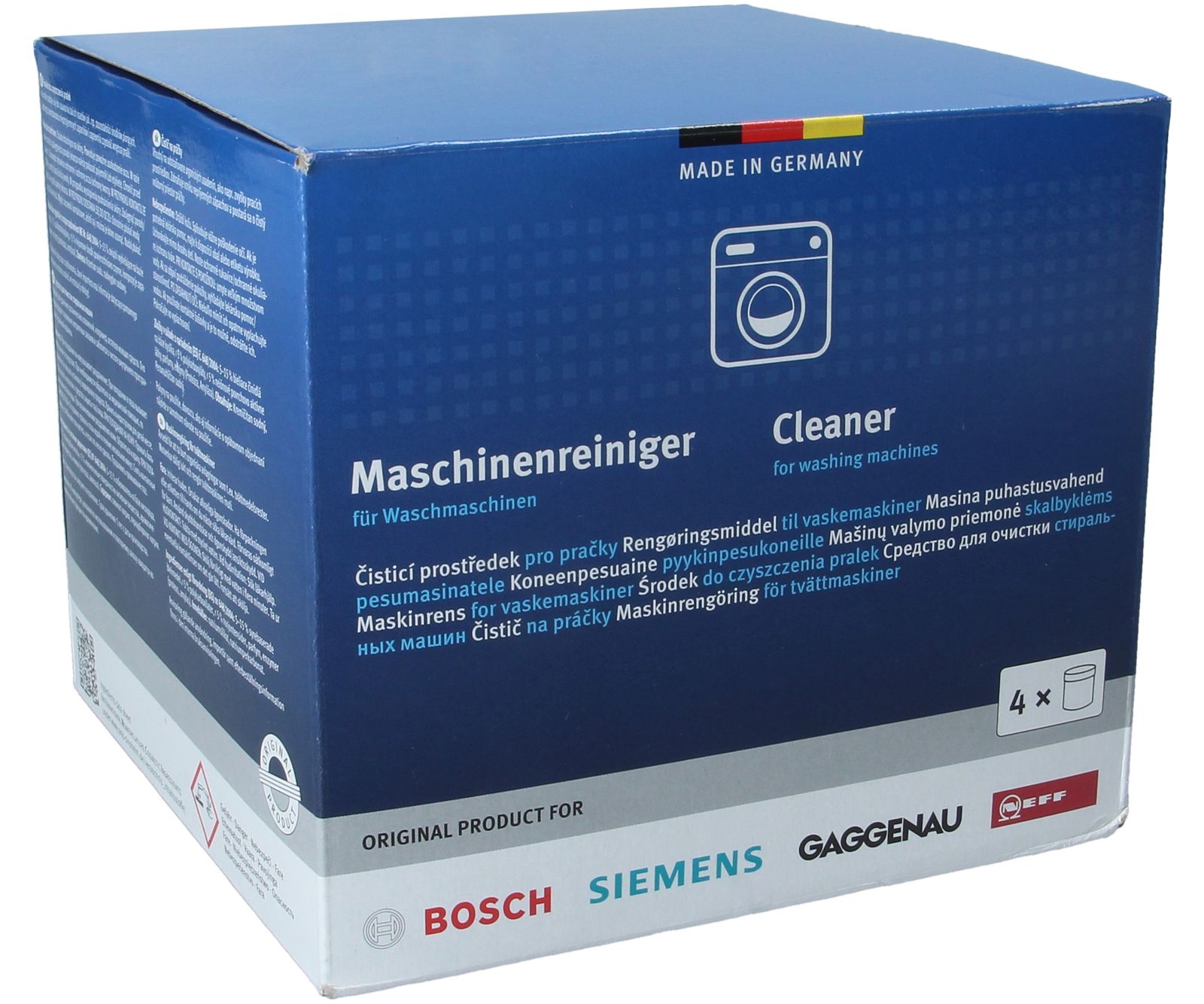 Čistiaci prostriedok BOSCH 200G Práčka 4ks