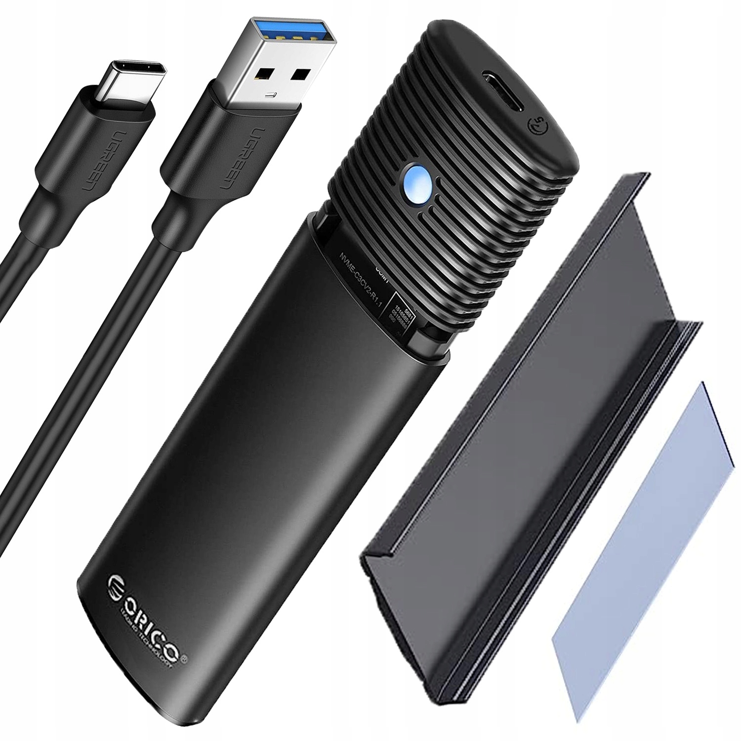 Puzdro na disk Orico M.2 SSD NVMe USB-C 3.2 10 Gb/s