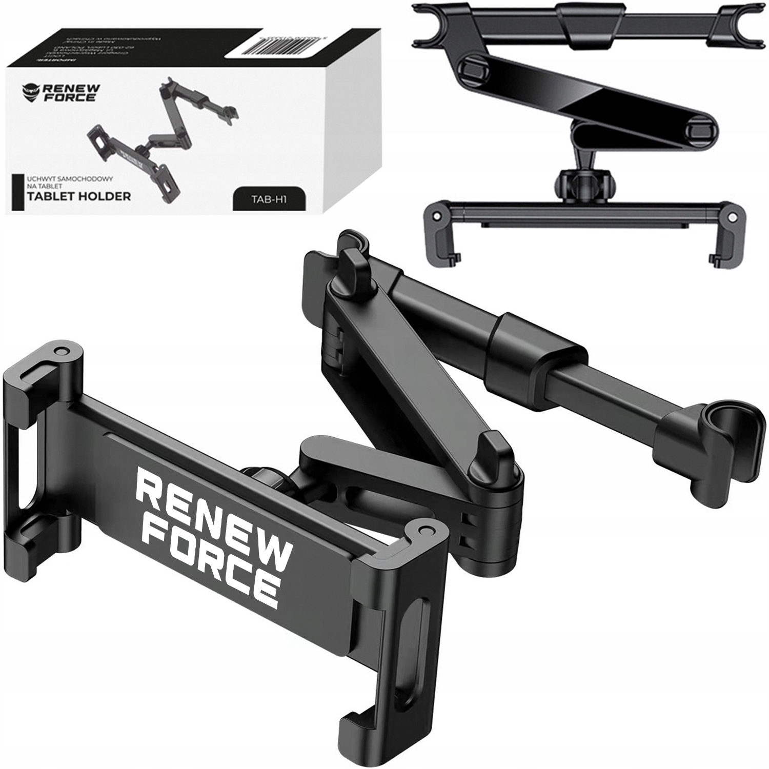 Držiak na opierku hlavy Renew Force TAB-H1, čierny