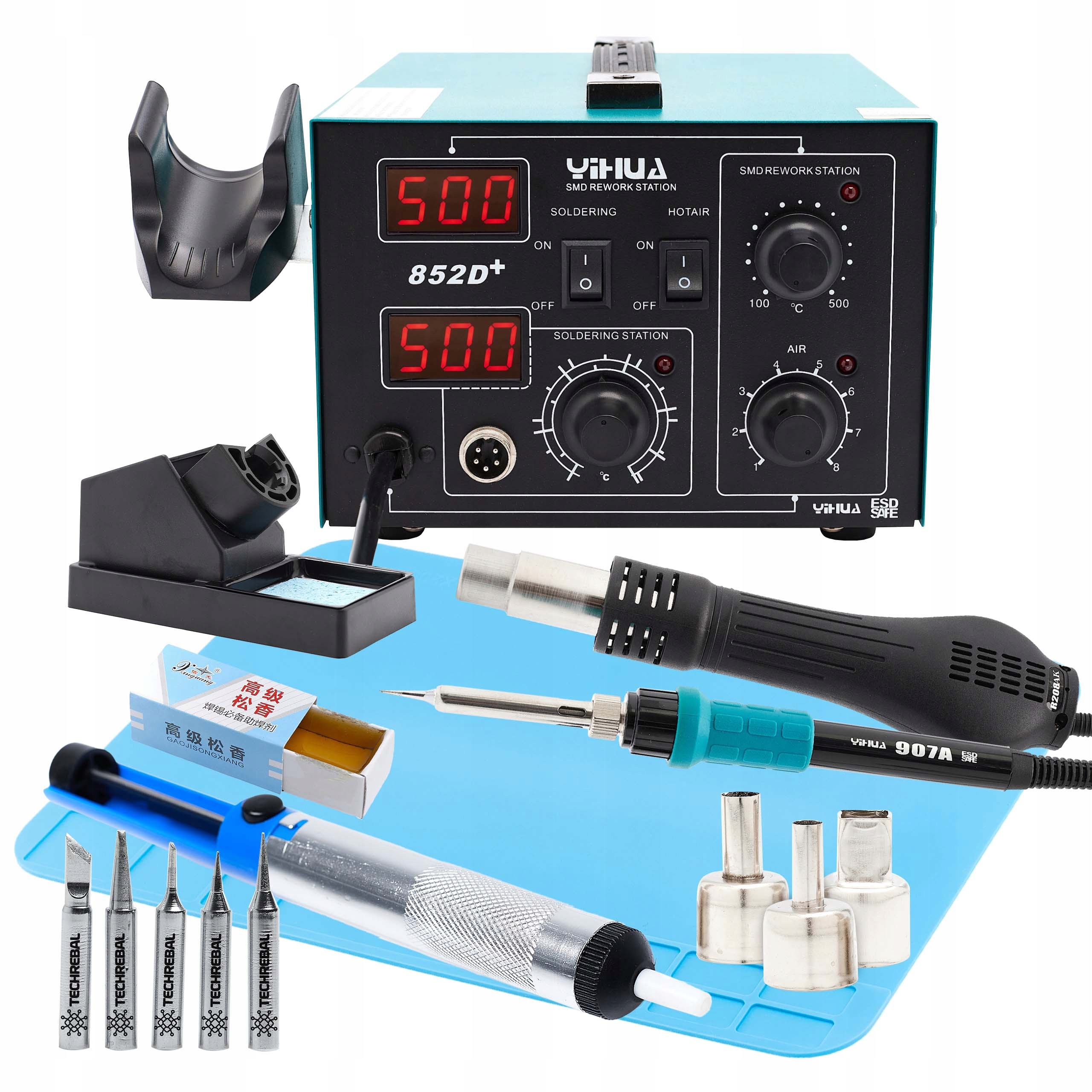 Ohrievač (udržanie) Yihua 852d+ Kit25 740 W Solder