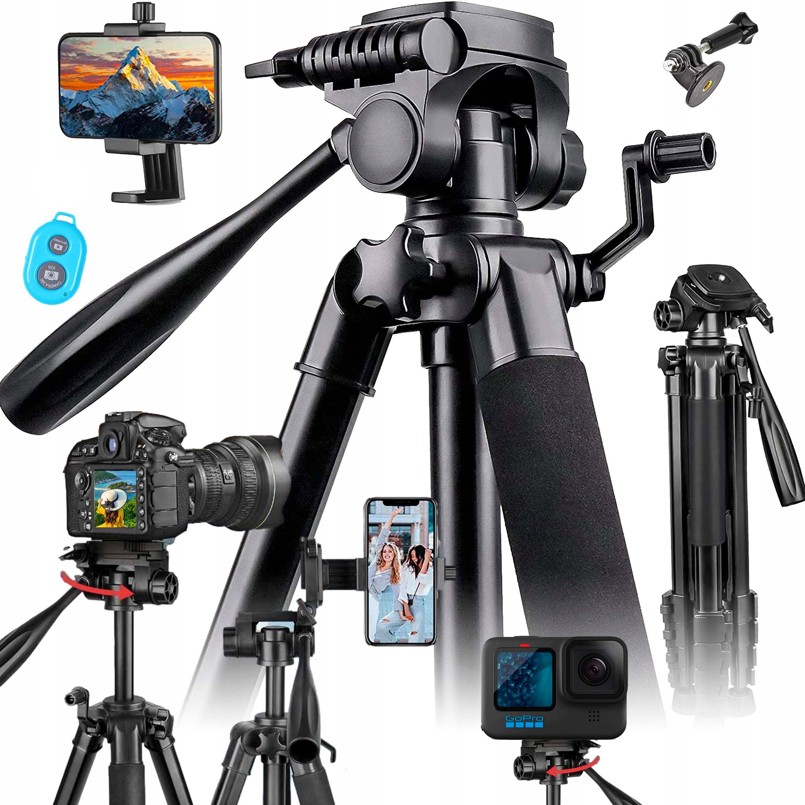 Gearpro Držiteľ Photograf pre telefón pre telefón + čierne diaľkové ovládanie