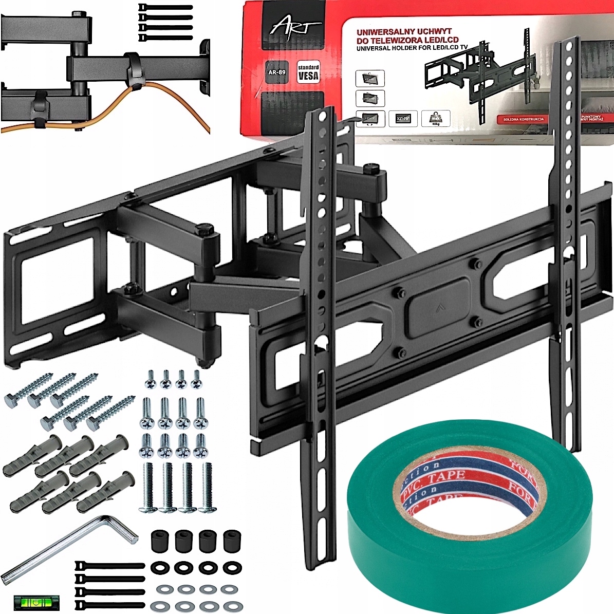 LED/LCD TV držiak 32-70" 40KG AR-89 vertikálne/horizontálne nastavenie 67-355mm