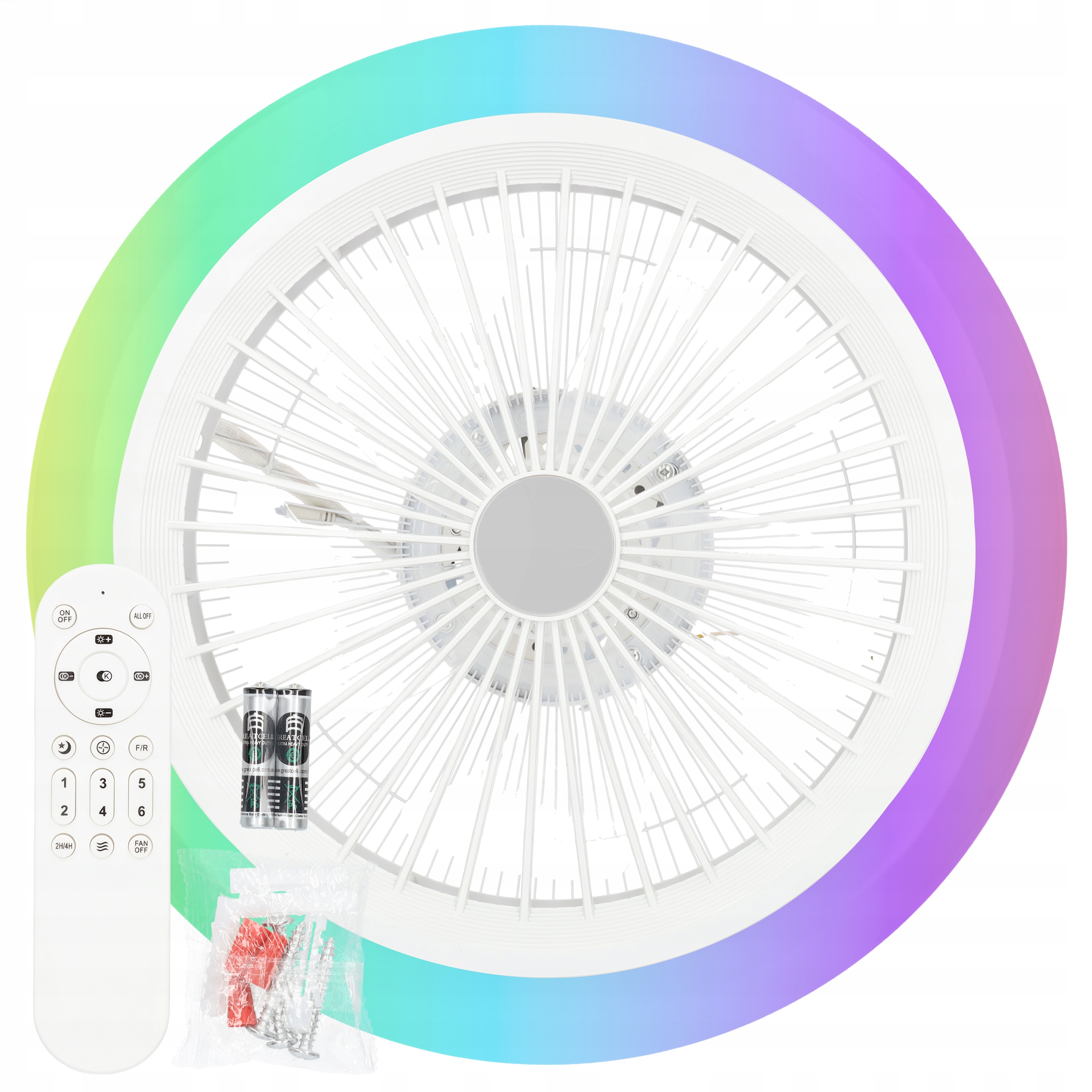 Xtech 1908 biely stropný ventilátor