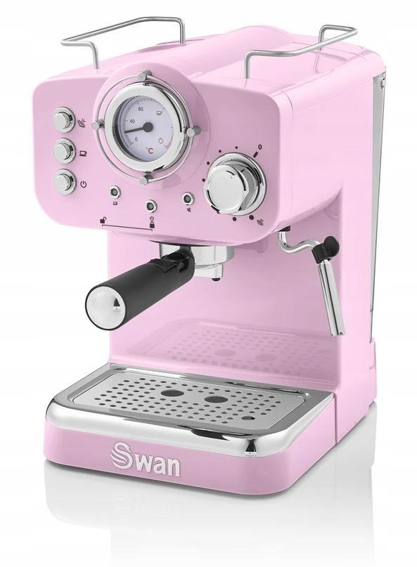 Swan SK22110PN 1100 v ružovom stroji Espresso Buttress