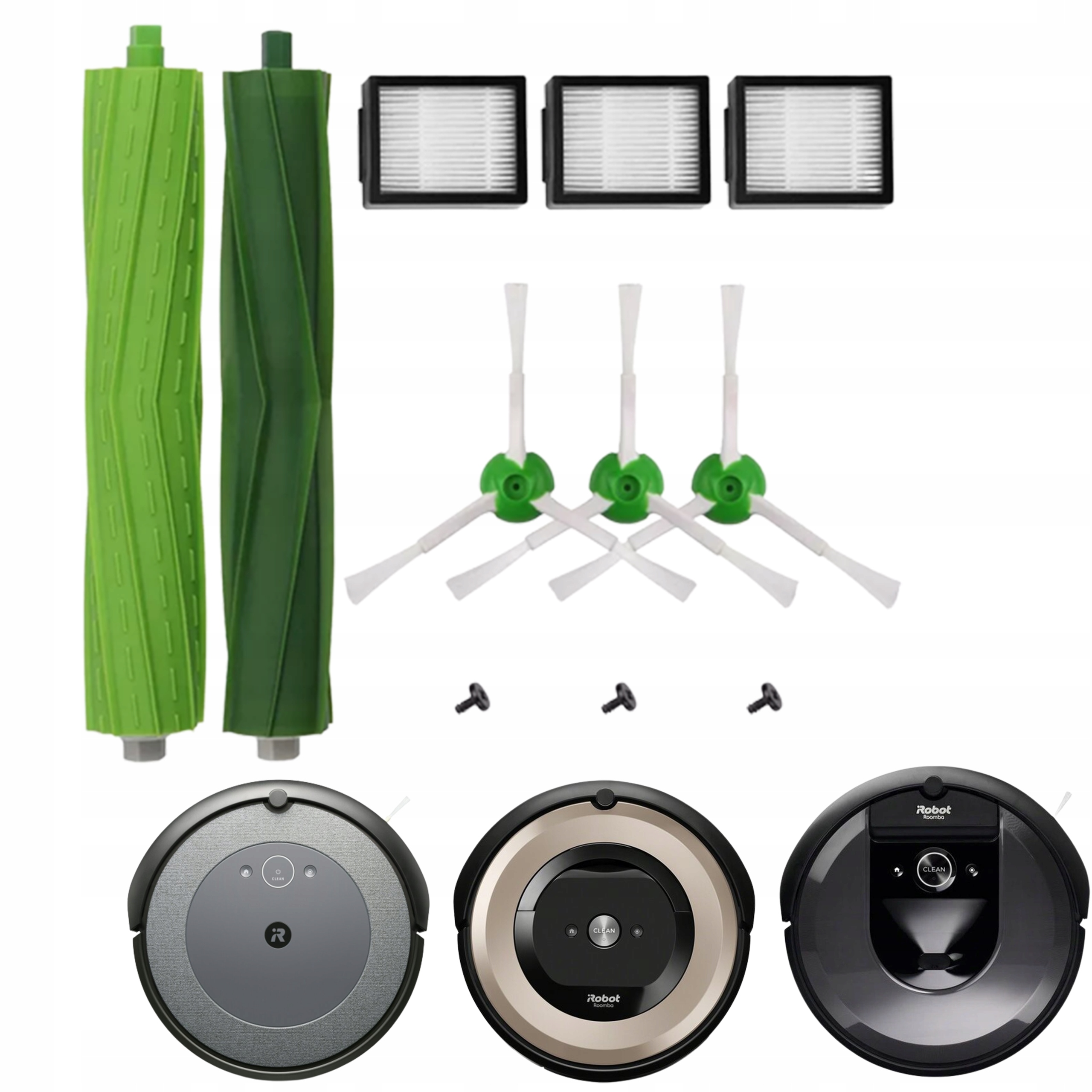 Kefy nastavené na IROBOT ROOMBA E5 E6 I7 7+