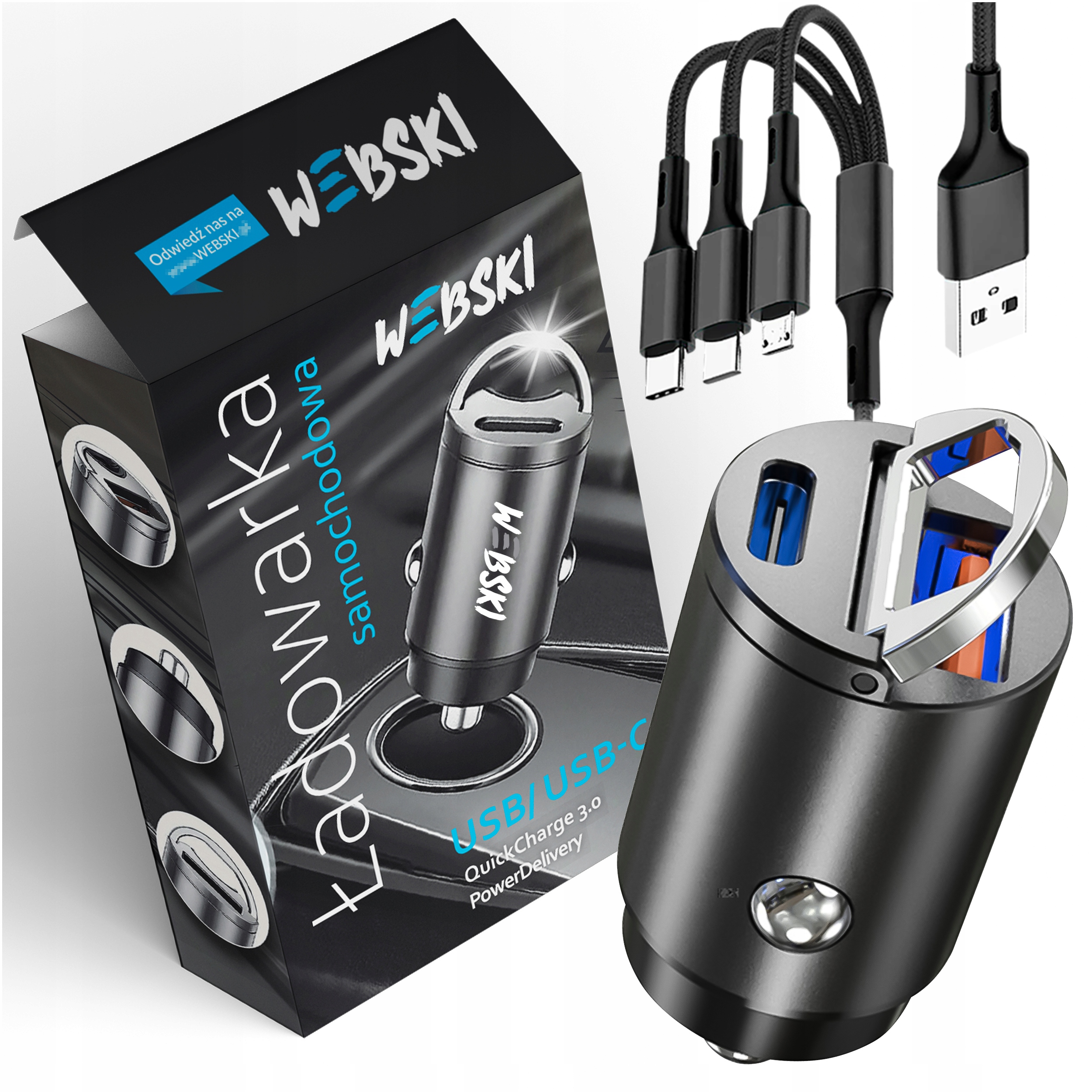 Nabíjačka automobilu, USB 3.1 Typ C, USB Typ C 5000 Ma