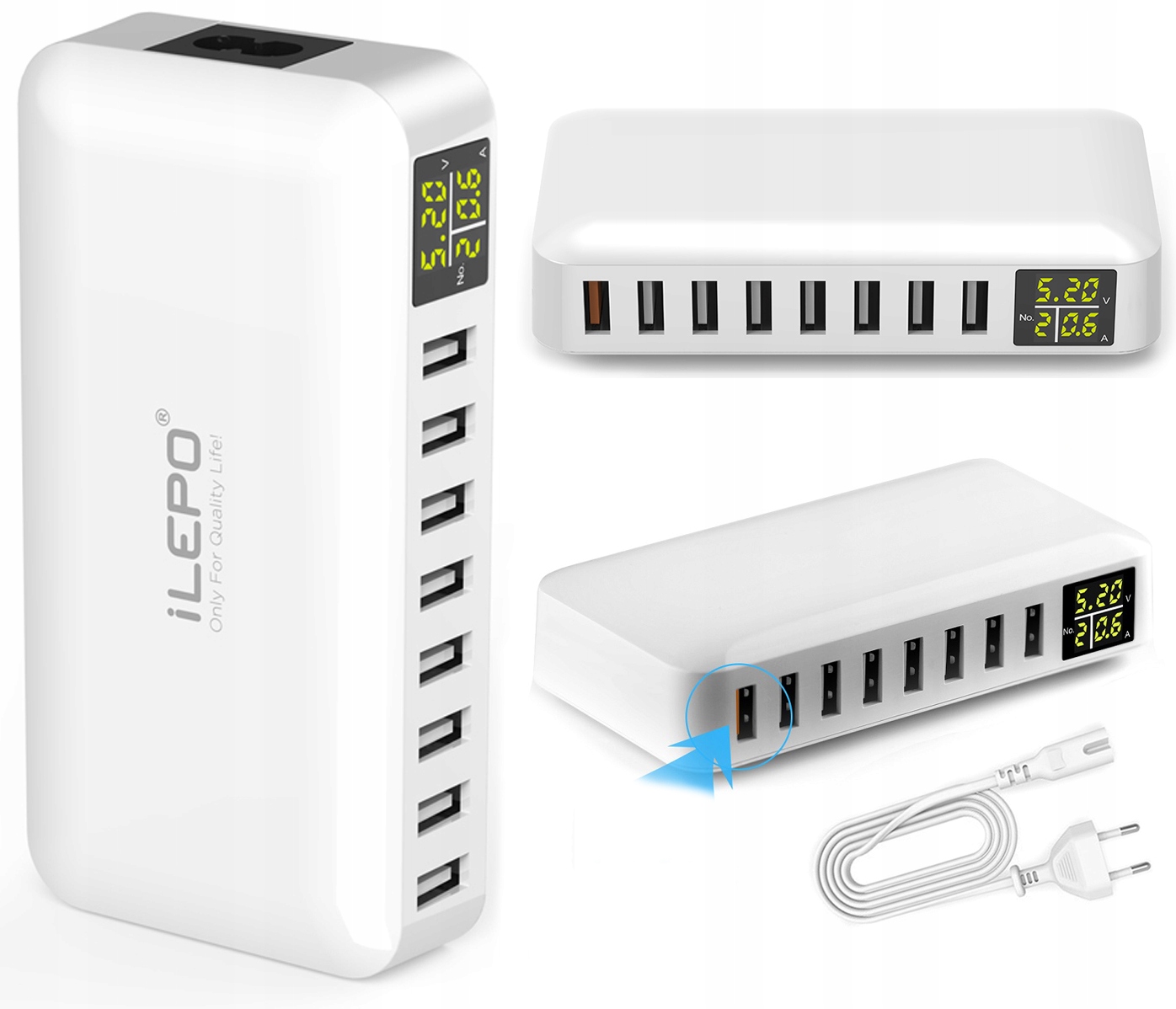 I6 USB Universal Charger 3000 Ma