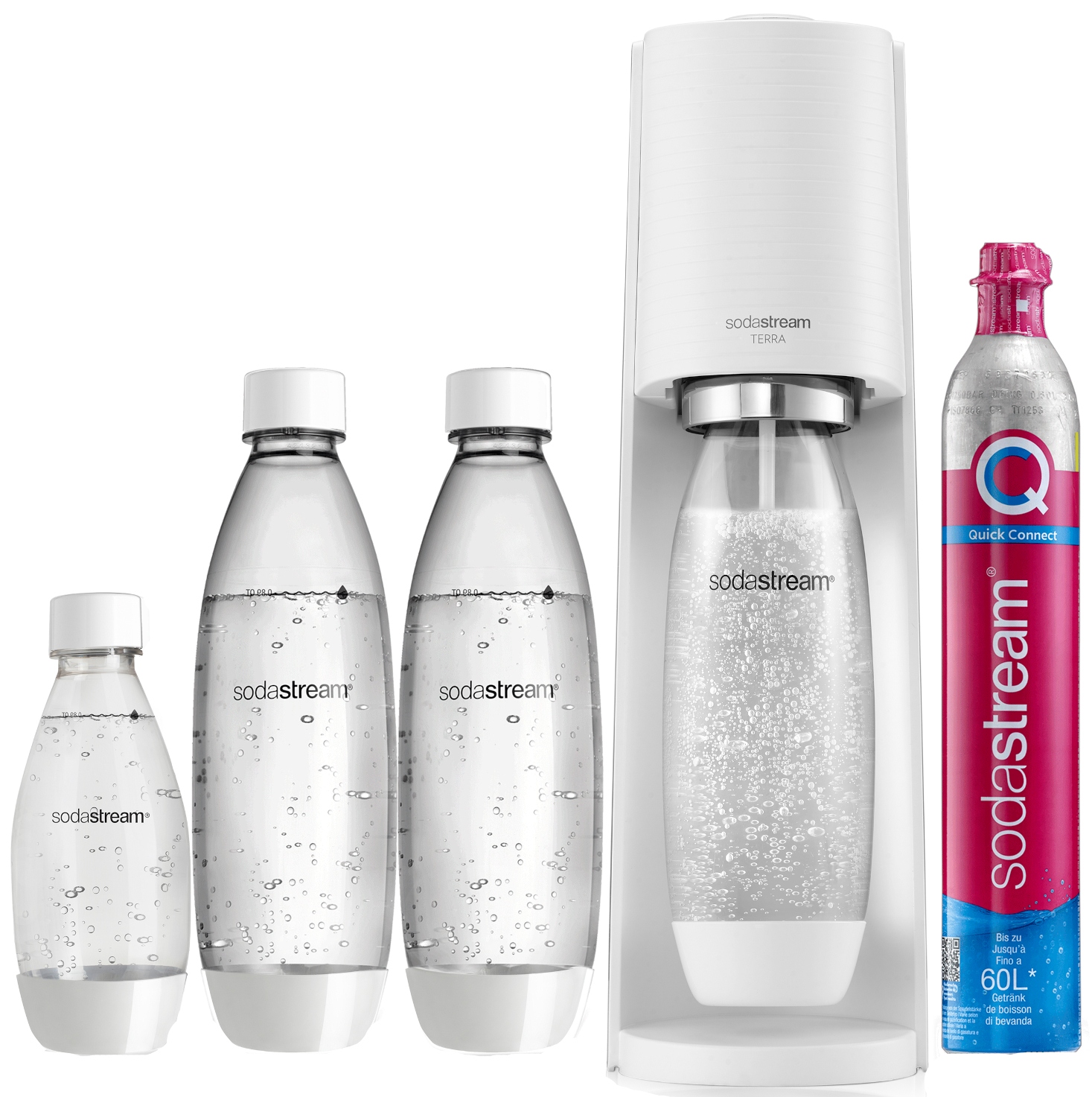 Sada SodaStream Terra biela 5 ks.