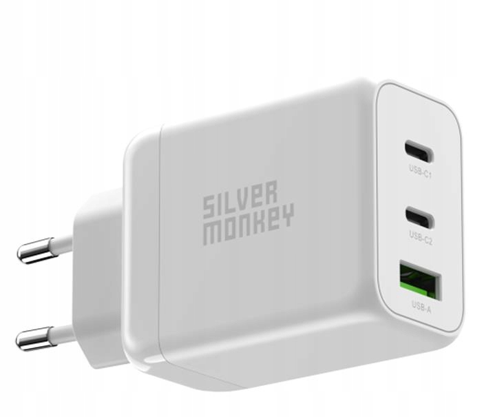 QC-GAN65-SM sieťová nabíjačka, USB typ C univerzálny 3250 mA