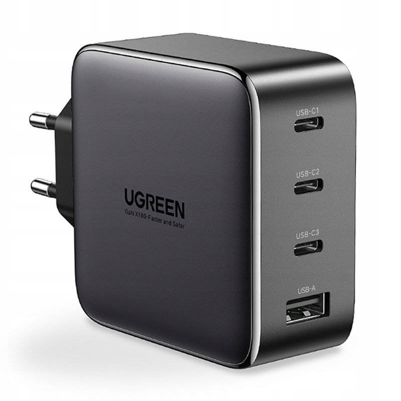 Ugreen CD226 Gan nabíjačka 100W EÚ zástrčka čierna